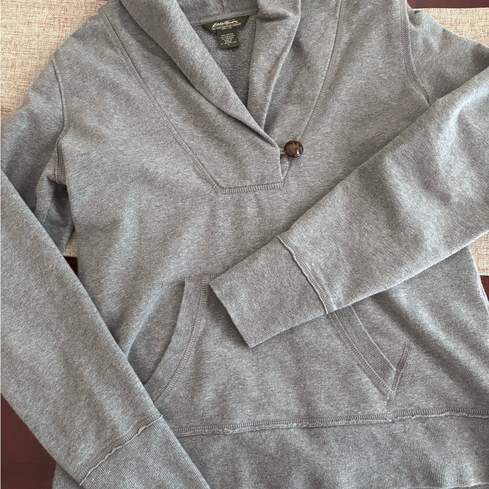 Eddie Bauer Charcoal Gray Pullover Sweater